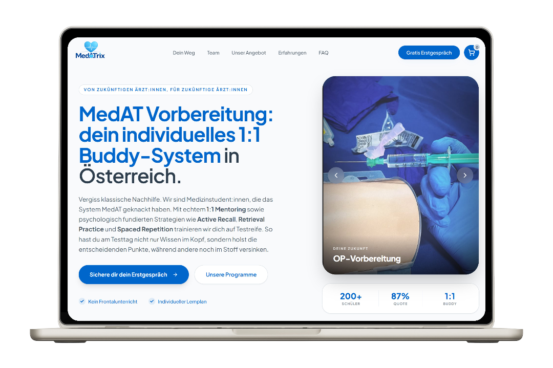 Website für MedaTrix