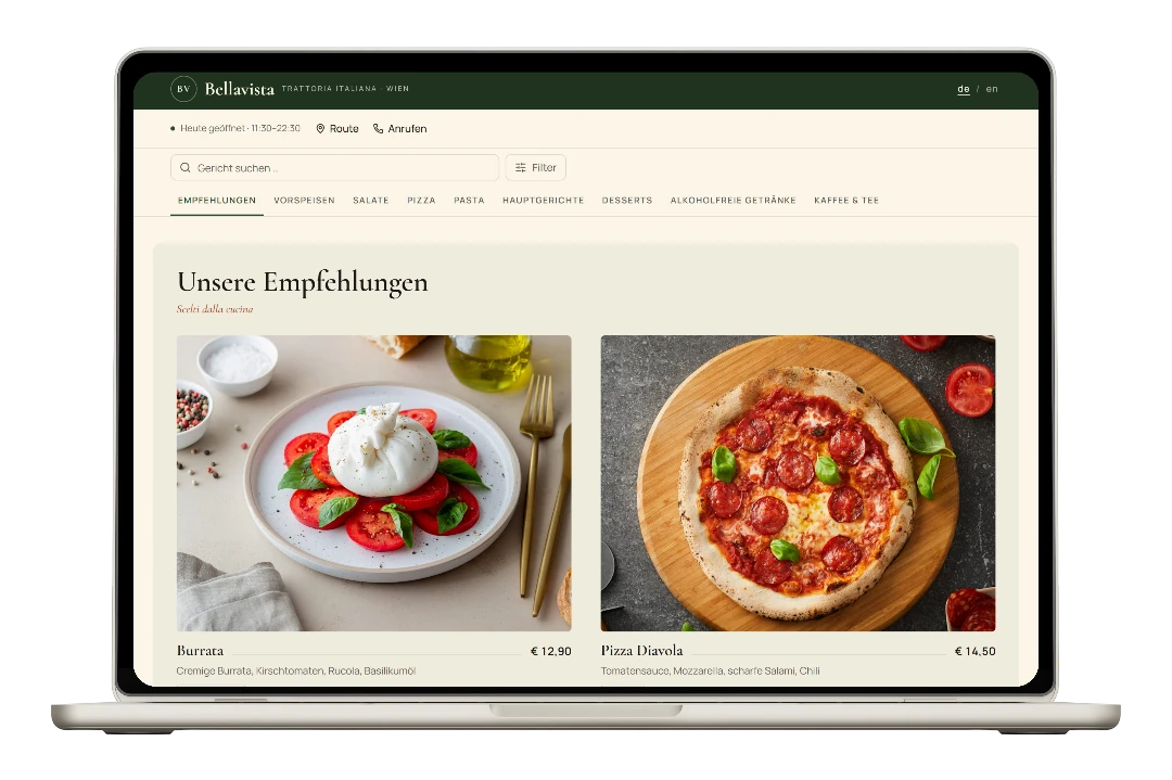 Website für Bellavista